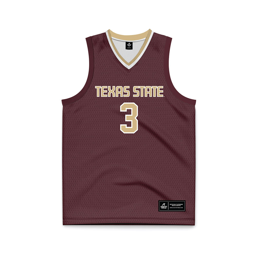 Texas State - NCAA Softball : Hannah Earls - Basketball Jersey