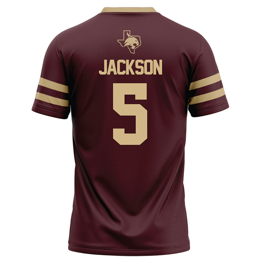Texas State - NCAA Football : Dj Jackson - Football Jersey