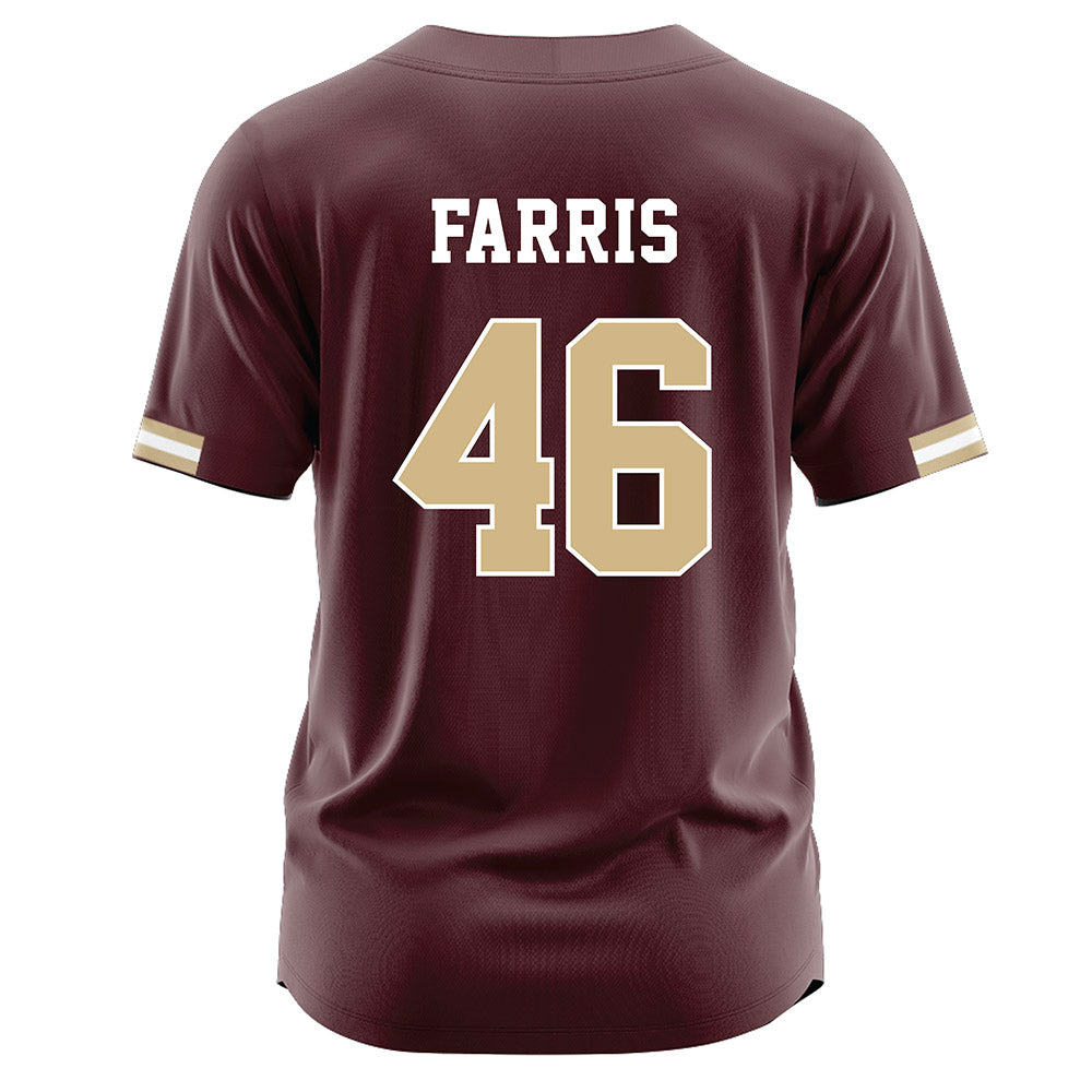 Texas State - NCAA Baseball : Ethan Farris - Baseball Jersey