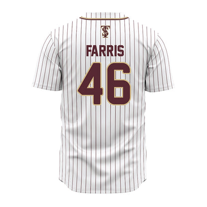 Texas State - NCAA Baseball : Ethan Farris - Baseball Jersey
