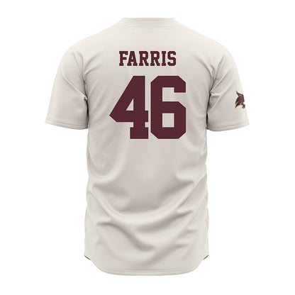 Texas State - NCAA Baseball : Ethan Farris - Baseball Jersey