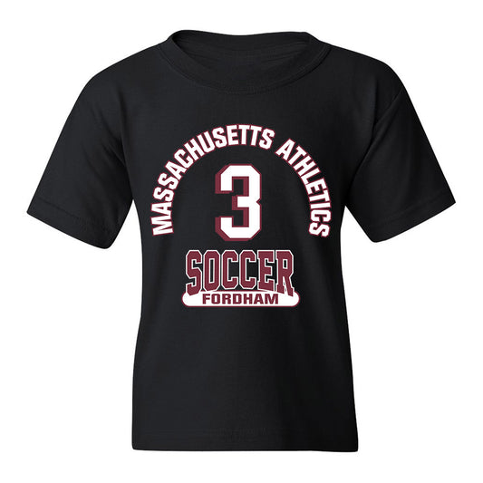 UMass - NCAA Men's Soccer : Matthew Fordham - Black Classic Fashion Shersey Youth T-Shirt