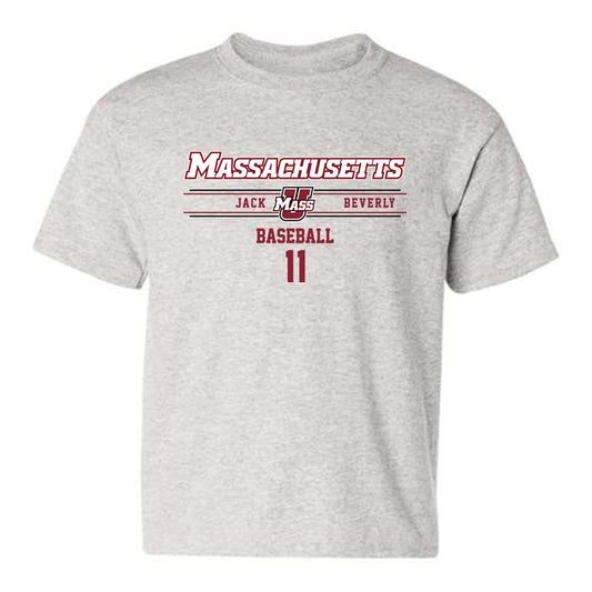 UMass - NCAA Baseball : Jack Beverly - Youth T-Shirt Classic Fashion Shersey
