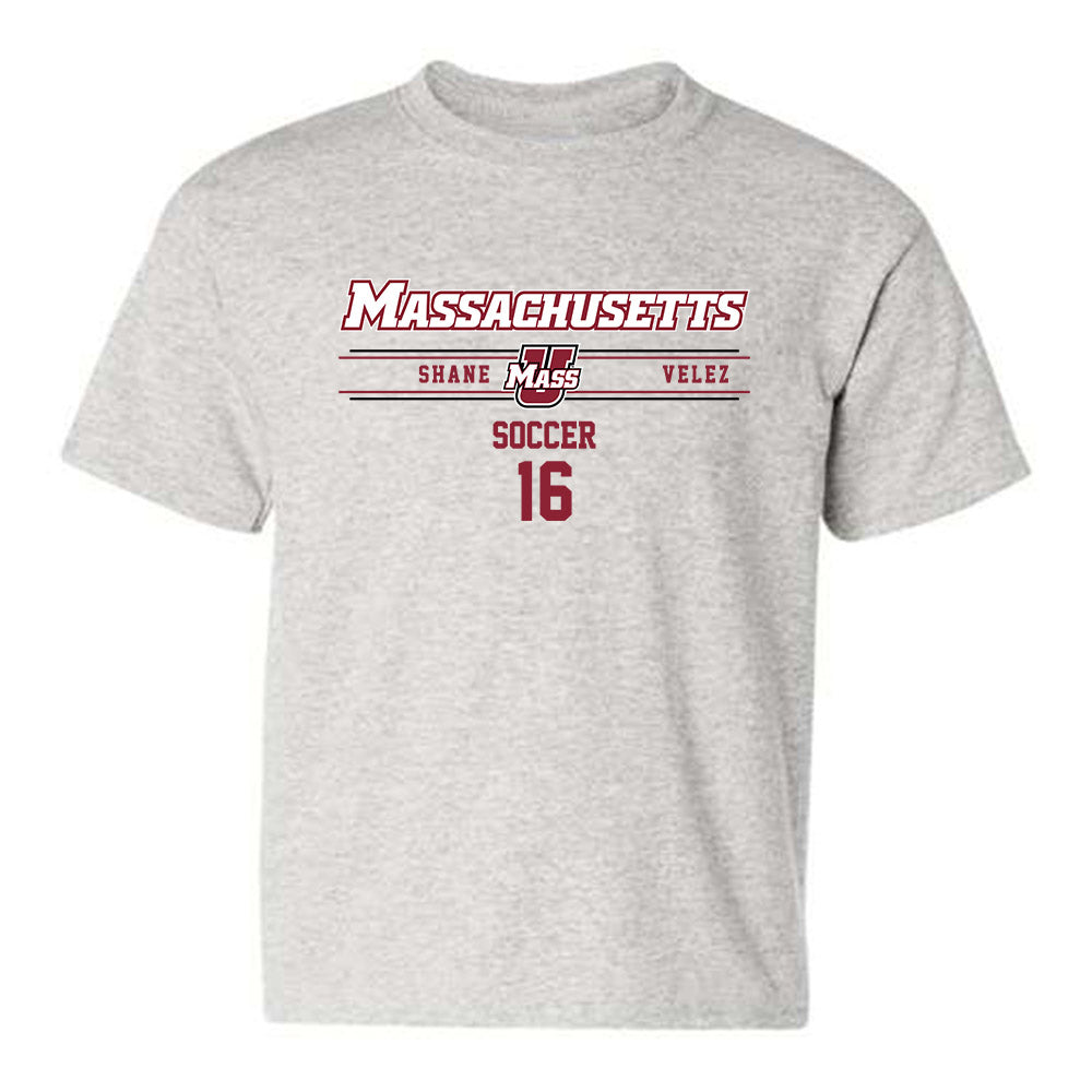 UMass - NCAA Men's Soccer : Shane Velez - Youth T-Shirt Classic Fashion Shersey