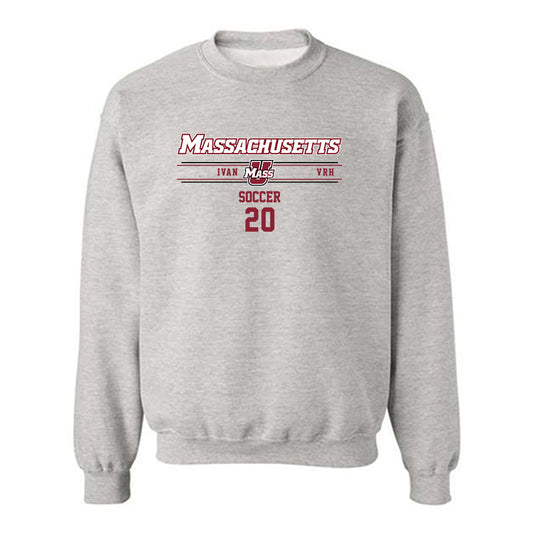 UMass - NCAA Men's Soccer : Ivan Vrh - Crewneck Sweatshirt Classic Fashion Shersey