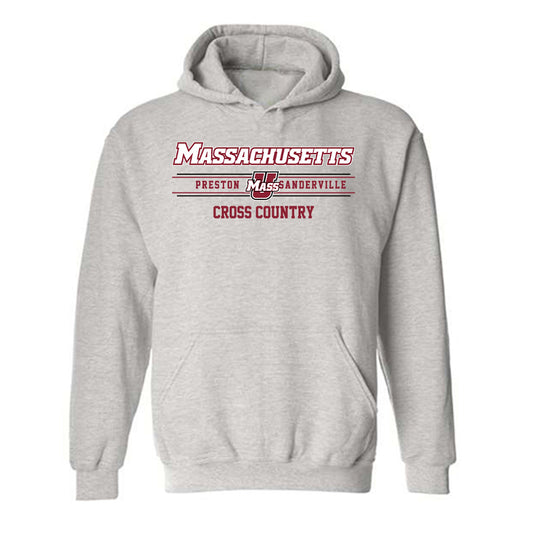 UMass - NCAA Men's Cross Country : Preston Sanderville - Hooded Sweatshirt Classic Fashion Shersey
