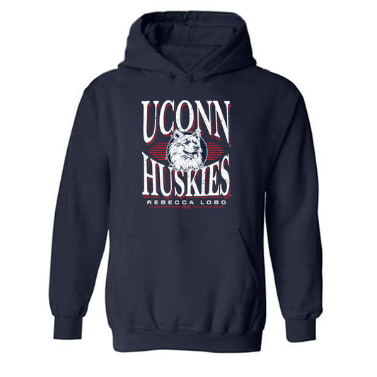 UConn - Women's Basketball Legends - Rebecca Lobo - Hooded Sweatshirt Classic Shersey