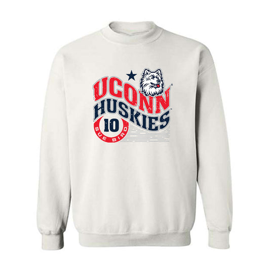 UConn - Women's Basketball Legends - Sue Bird - Crewneck Sweatshirt Classic Shersey