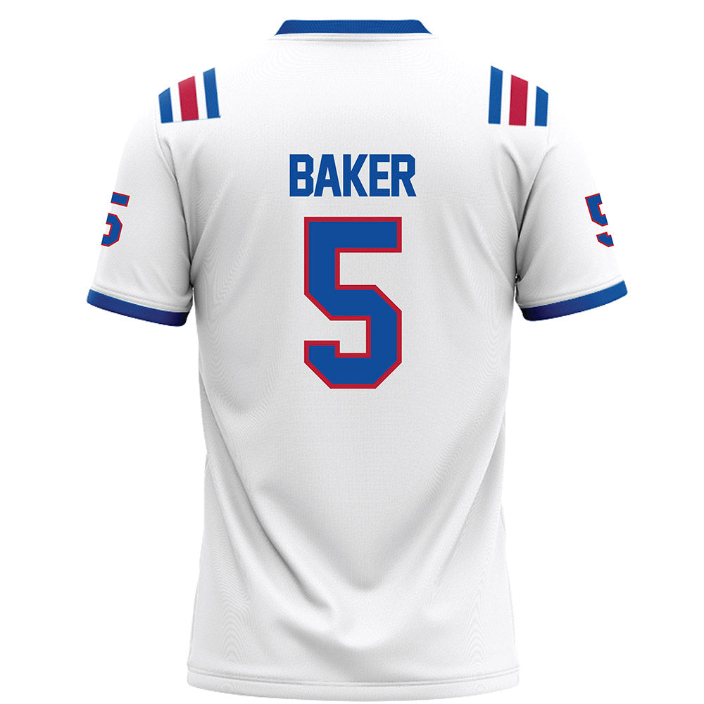 LA Tech - NCAA Football : Blake Baker - White Football Jersey
