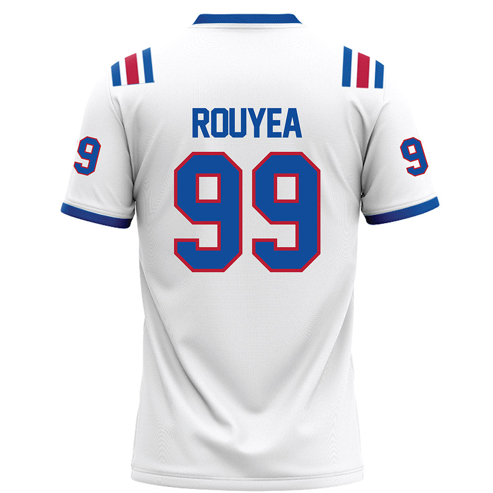 LA Tech - NCAA Football : Judd Rouyea - White Football Jersey