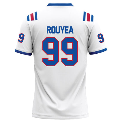 LA Tech - NCAA Football : Judd Rouyea - White Football Jersey