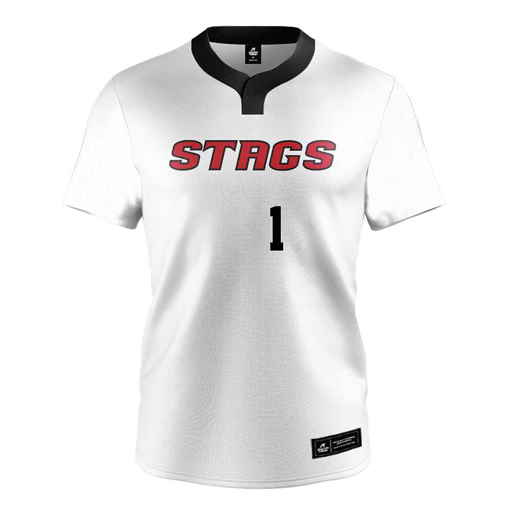 Fairfield - NCAA Softball : Peyton Shields - Baseball Jersey White