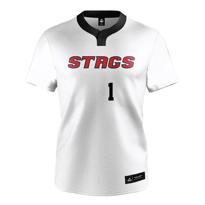 Fairfield - NCAA Softball : Peyton Shields - Baseball Jersey White