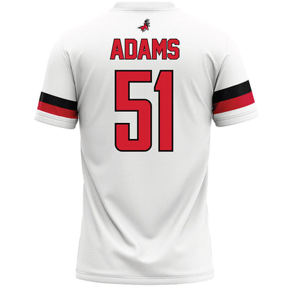 Fairfield - NCAA Men's Lacrosse : Eli Adams - Lacrosse Jersey White
