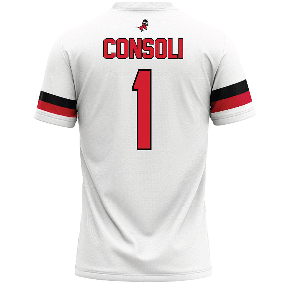 Fairfield - NCAA Men's Lacrosse : Will Consoli - Lacrosse Jersey White
