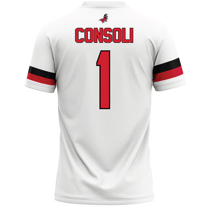 Fairfield - NCAA Men's Lacrosse : Will Consoli - Lacrosse Jersey White