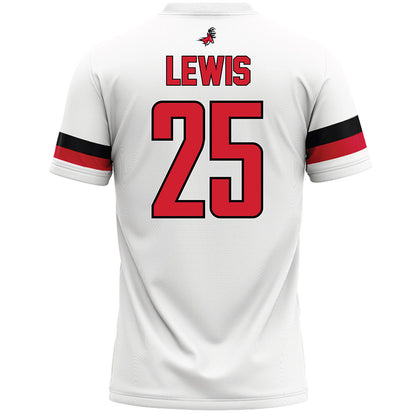 Fairfield - NCAA Men's Lacrosse : Jonathan Lewis - Lacrosse Jersey White