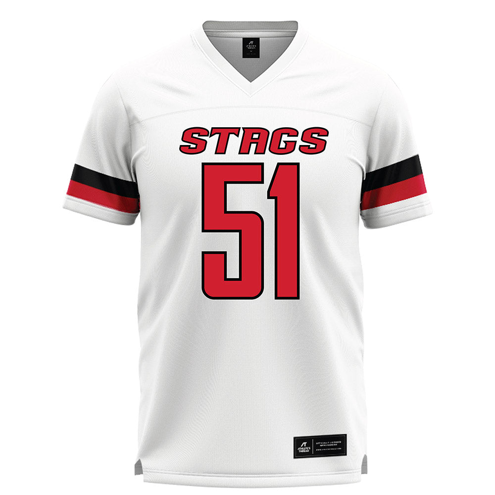 Fairfield - NCAA Men's Lacrosse : Eli Adams - Lacrosse Jersey White