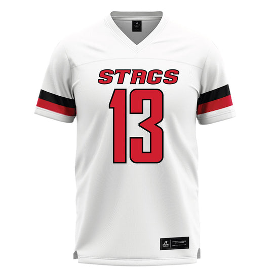 Fairfield - NCAA Men's Lacrosse : Jake Gilbert - Lacrosse Jersey White