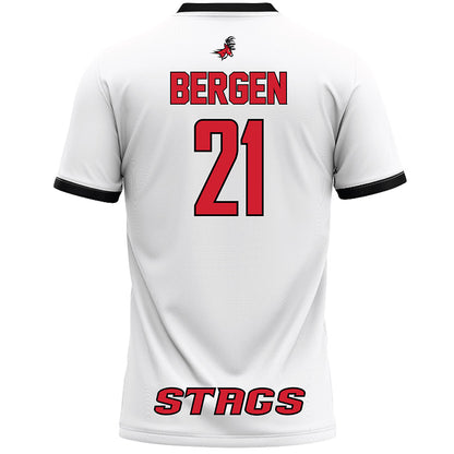 Fairfield - NCAA Women's Lacrosse : Katie Bergen - Lacrosse Jersey White