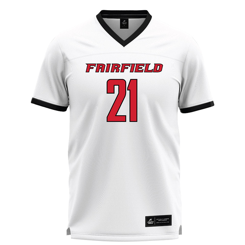 Fairfield - NCAA Women's Lacrosse : Katie Bergen - Lacrosse Jersey White