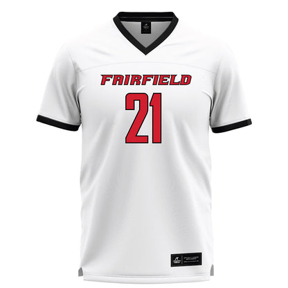 Fairfield - NCAA Women's Lacrosse : Katie Bergen - Lacrosse Jersey White