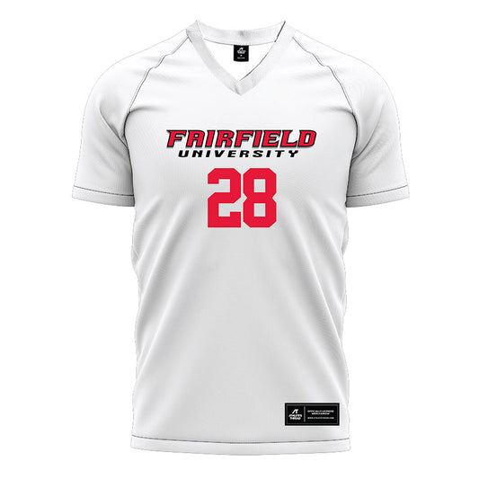 Fairfield - NCAA Men's Soccer : Tyler Reavis - Soccer Jersey White
