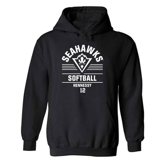 UNC Wilmington - NCAA Softball : Grace Hennessy - Hooded Sweatshirt Classic Fashion Shersey