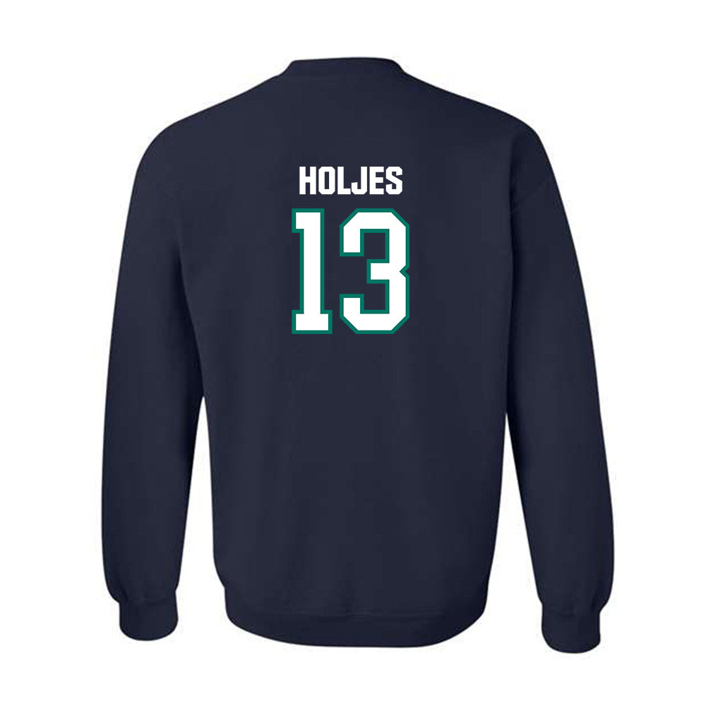 UNC Wilmington - NCAA Baseball : Carter Holjes - Crewneck Sweatshirt Classic Shersey