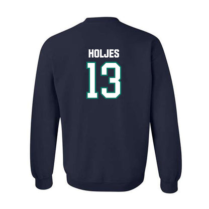 UNC Wilmington - NCAA Baseball : Carter Holjes - Crewneck Sweatshirt Classic Shersey