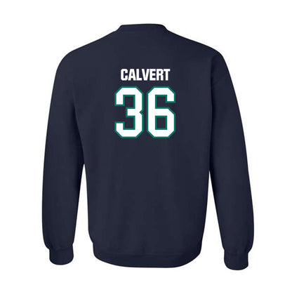 UNC Wilmington - NCAA Baseball : Ryan Calvert - Crewneck Sweatshirt Classic Shersey