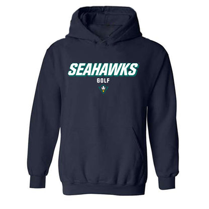 UNC Wilmington - NCAA Men's Golf : Gray Mitchum - Hooded Sweatshirt Classic Shersey