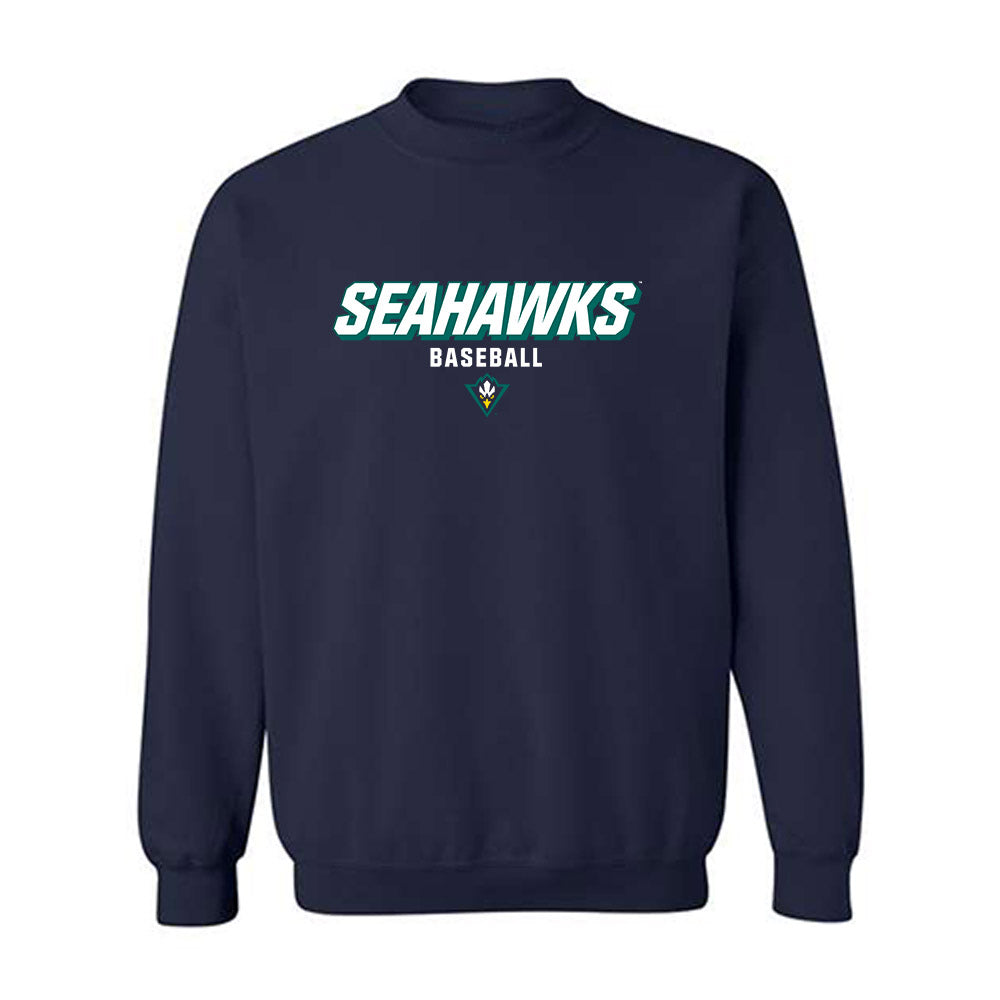 UNC Wilmington - NCAA Baseball : Carter Holjes - Crewneck Sweatshirt Classic Shersey