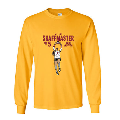 Minnesota - NCAA Women's Volleyball : Melani Shaffmaster - Caricature Shirt
