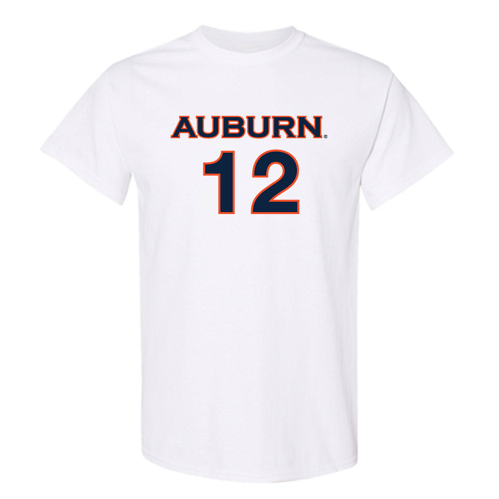 Auburn - NCAA Women's Soccer : Haley Duca - White Replica Shersey Short Sleeve T-Shirt