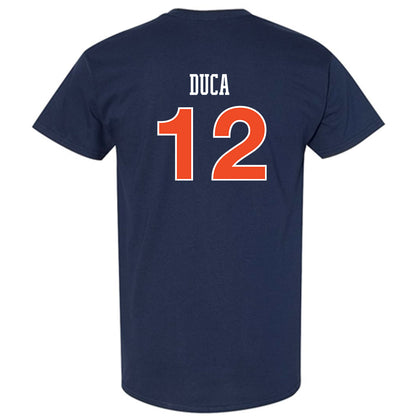 Auburn - NCAA Women's Soccer : Haley Duca - Navy Replica Shersey Short Sleeve T-Shirt