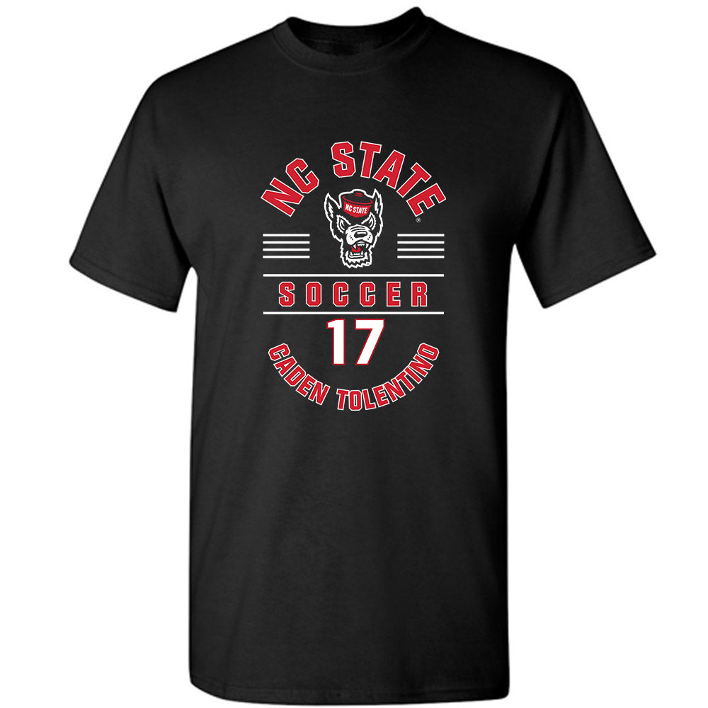 NC State - NCAA Men's Soccer : Caden Tolentino - Black Classic Fashion Shersey Short Sleeve T-Shirt