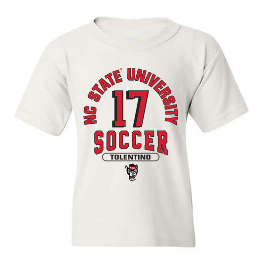 NC State - NCAA Men's Soccer : Caden Tolentino - Classic Fashion Shersey Youth T-Shirt