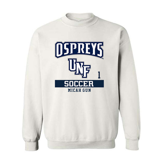UNF - NCAA Men's Soccer : Micah Gun - Crewneck Sweatshirt Classic Fashion Shersey