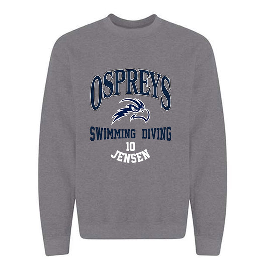UNF - NCAA Women's Swimming & Diving : Allea Jensen - Crewneck Sweatshirt Classic Fashion Shersey