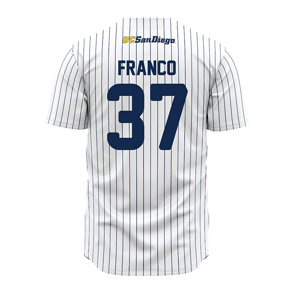 UCSD - NCAA Baseball : Xavier Franco - Baseball Jersey