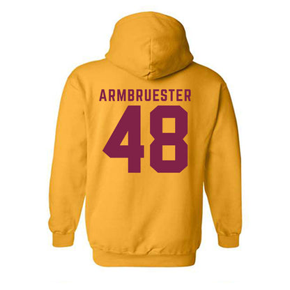 Arizona State - NCAA Baseball : Will Armbruester - Hooded Sweatshirt Classic Shersey