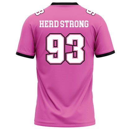Marshall - NCAA Football : Nathan Totten - Fashion Jersey Football Jersey