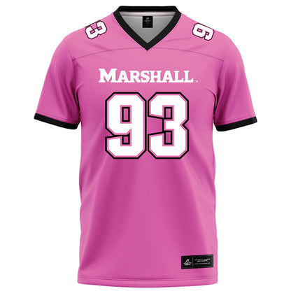 Marshall - NCAA Football : Nathan Totten - Fashion Jersey Football Jersey