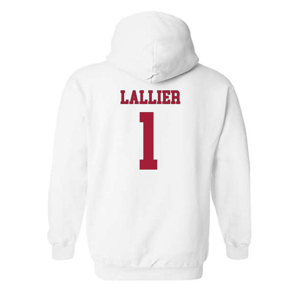 Alabama - NCAA Women's Soccer : Coralie Lallier - Hooded Sweatshirt Replica Shersey