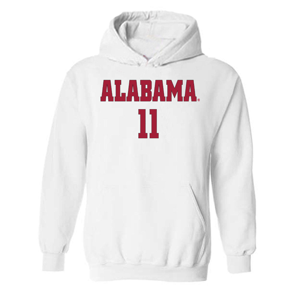 Alabama - NCAA Women's Soccer : Cali Brewer - Hooded Sweatshirt Replica Shersey