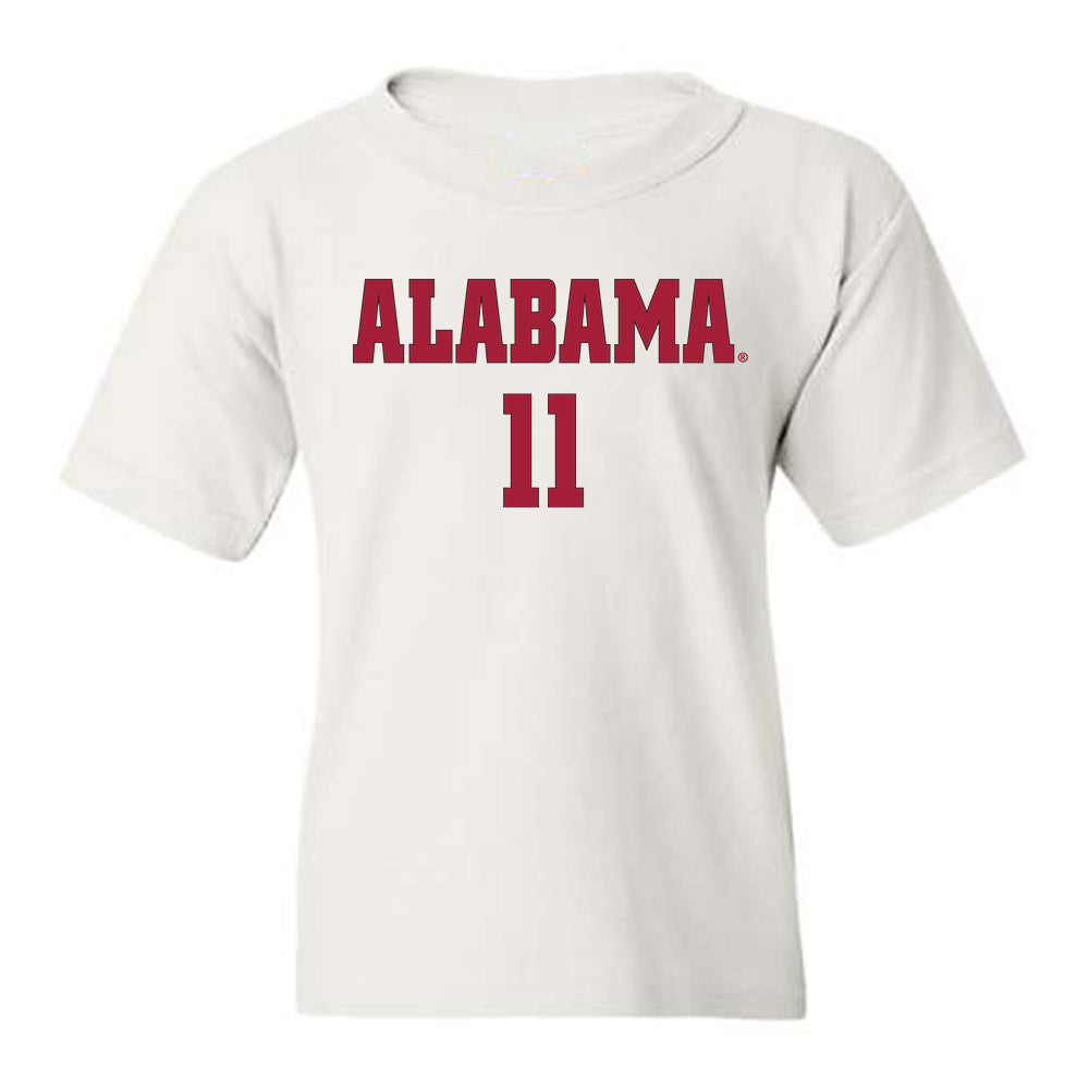 Alabama - NCAA Women's Soccer : Cali Brewer - Youth T-Shirt Replica Shersey