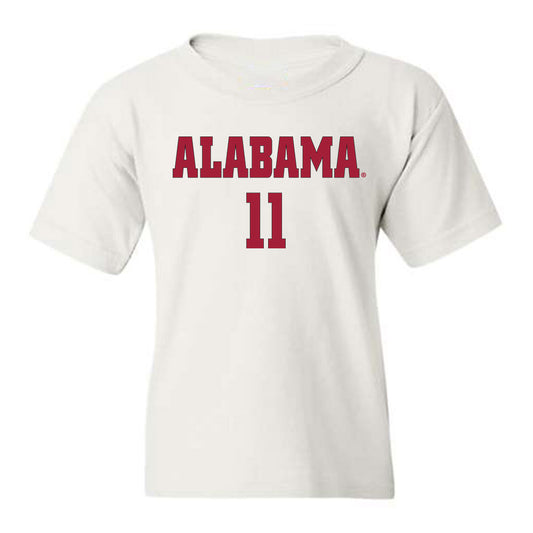 Alabama - NCAA Women's Soccer : Cali Brewer - Youth T-Shirt Replica Shersey
