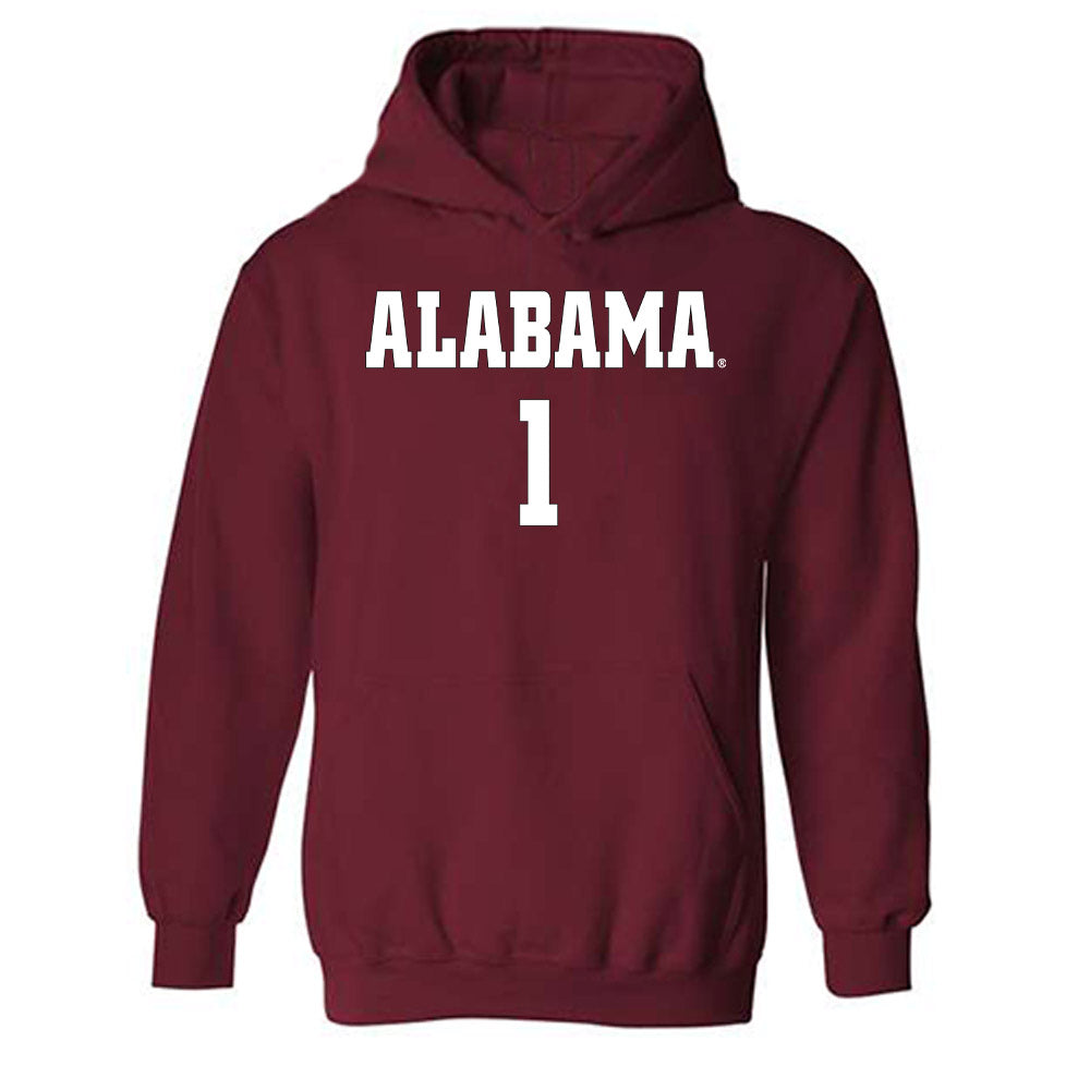 Alabama - NCAA Women's Soccer : Coralie Lallier - Hooded Sweatshirt Replica Shersey