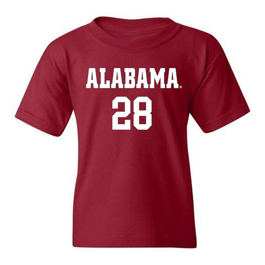 Alabama - NCAA Women's Soccer : Ellie Lanyi - Youth T-Shirt Replica Shersey
